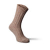 Dikke alpaca-sokken van Fellhof, in lichtbruin