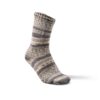 Bonte sokken in scheerwol. kleur grijs